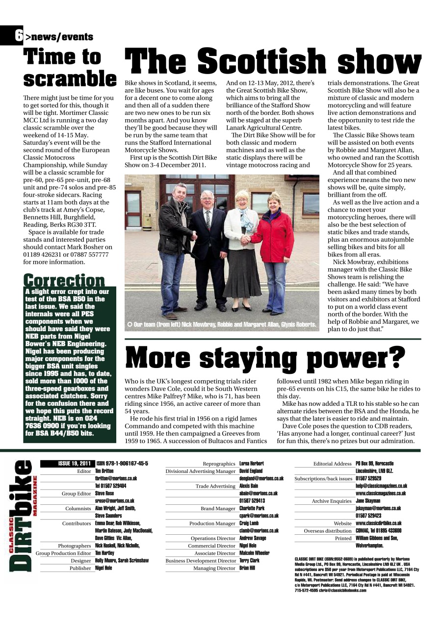 Classic Dirt Bike Preview Pages