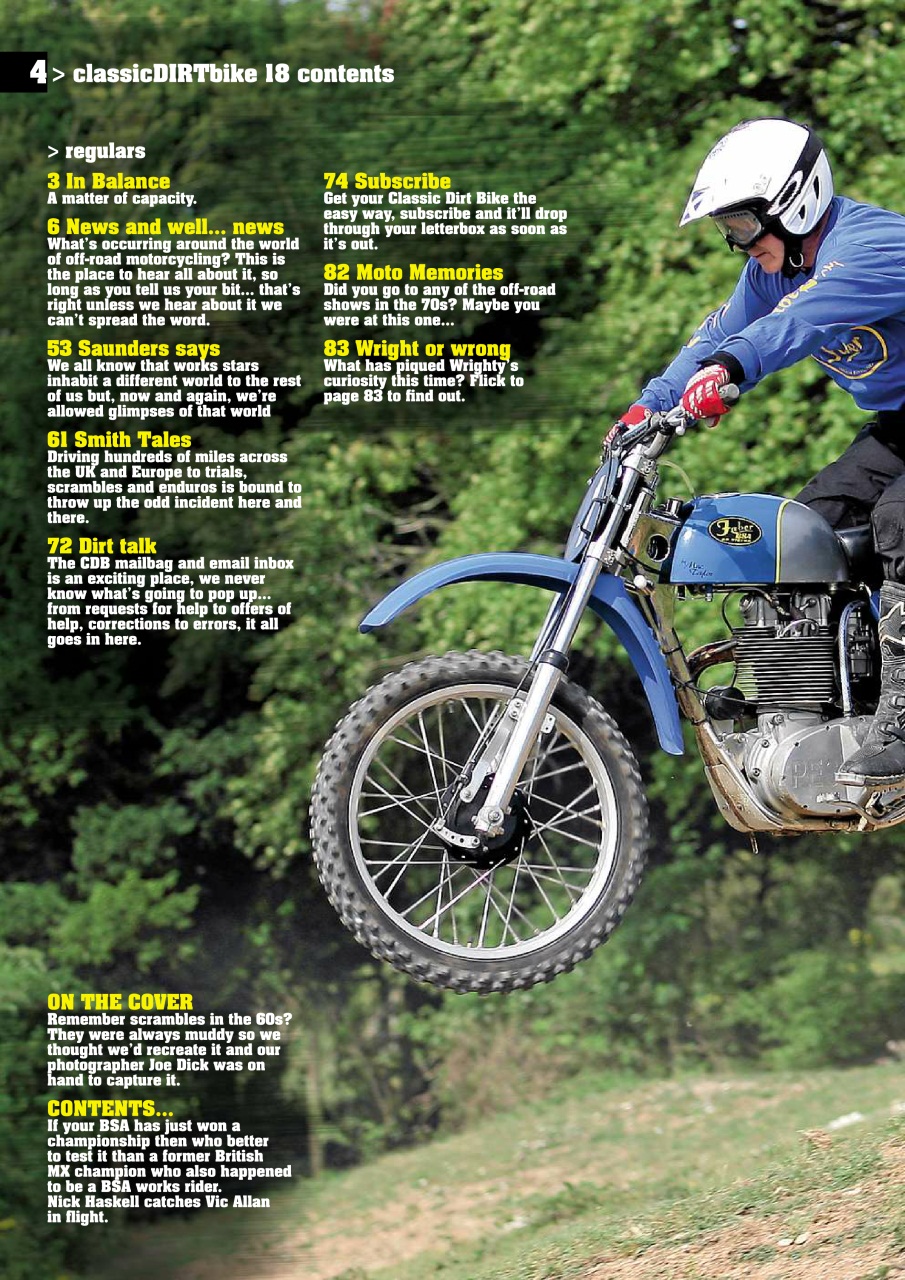 Classic Dirt Bike Preview Pages