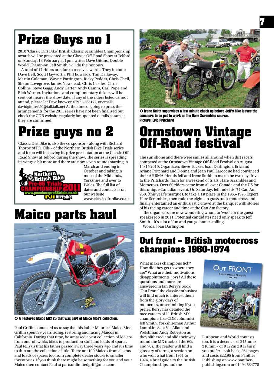 Classic Dirt Bike Preview Pages