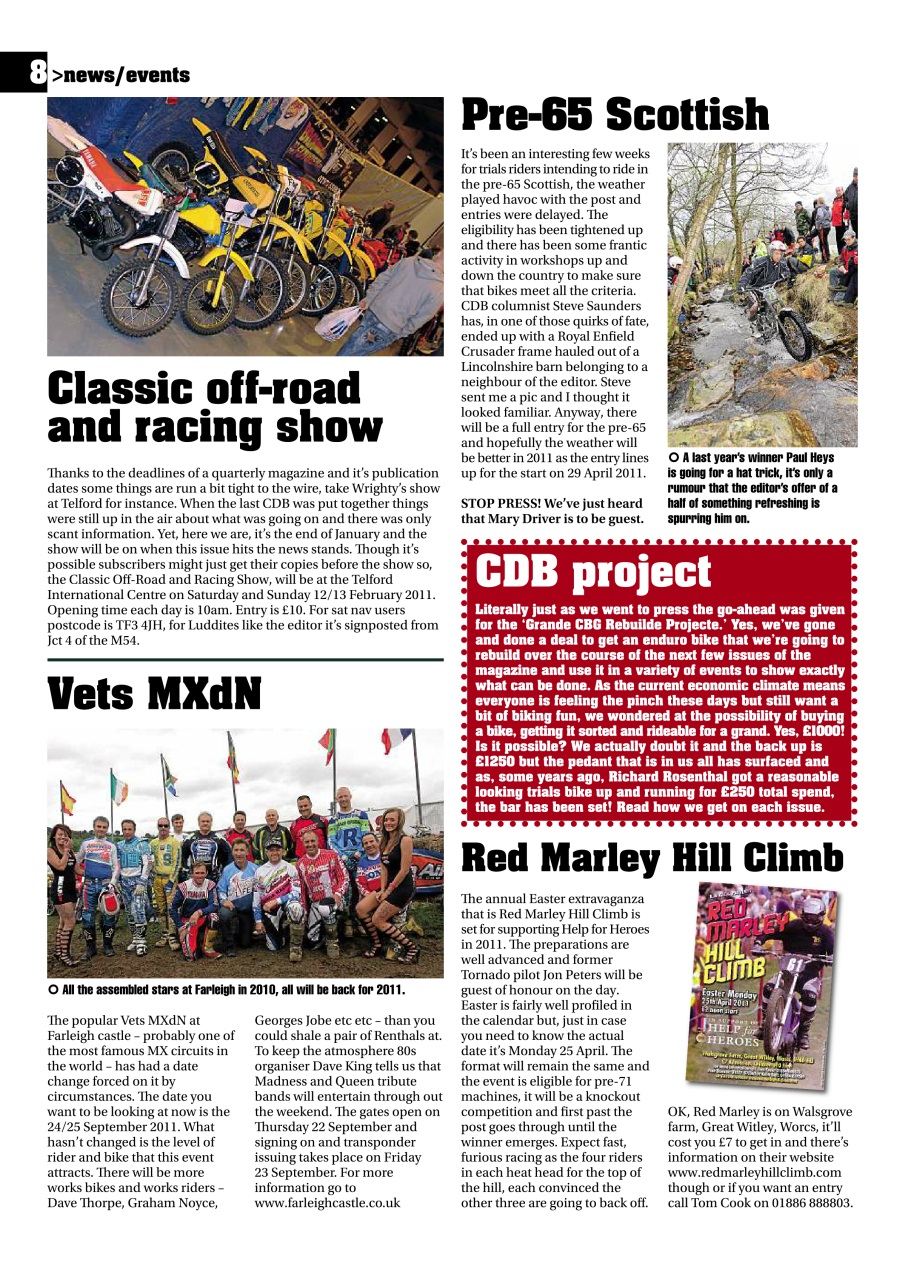 Classic Dirt Bike Preview Pages