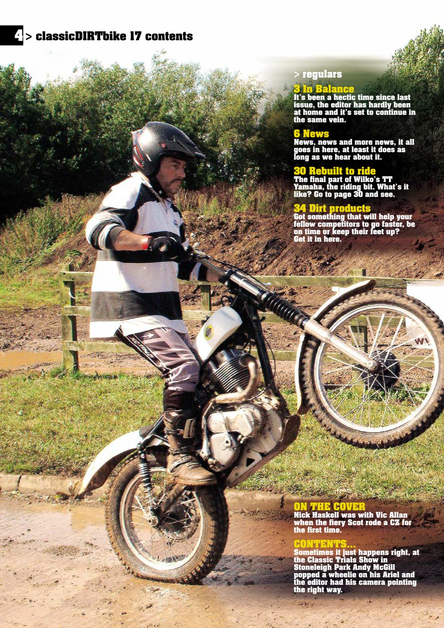 Classic Dirt Bike Preview Pages