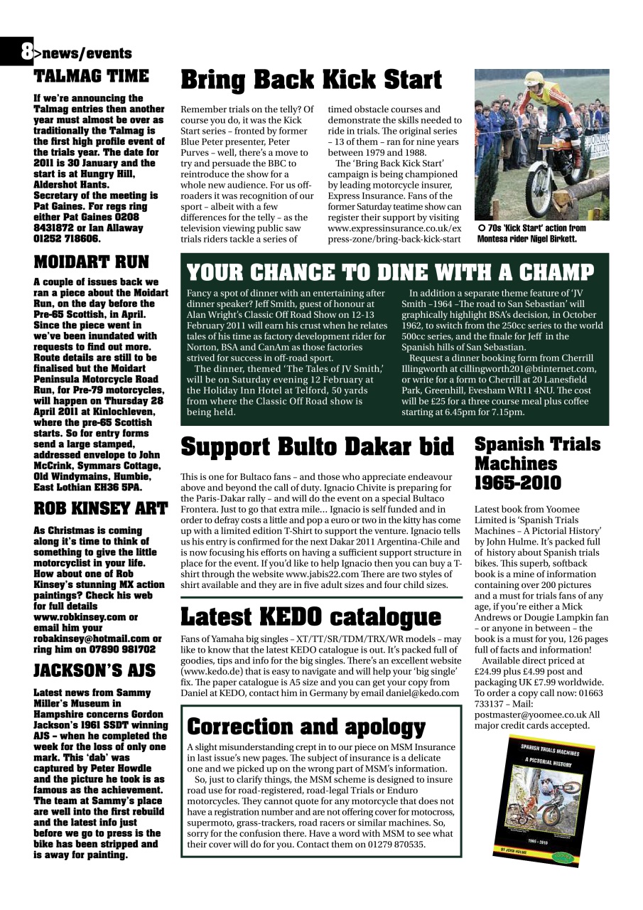Classic Dirt Bike Preview Pages