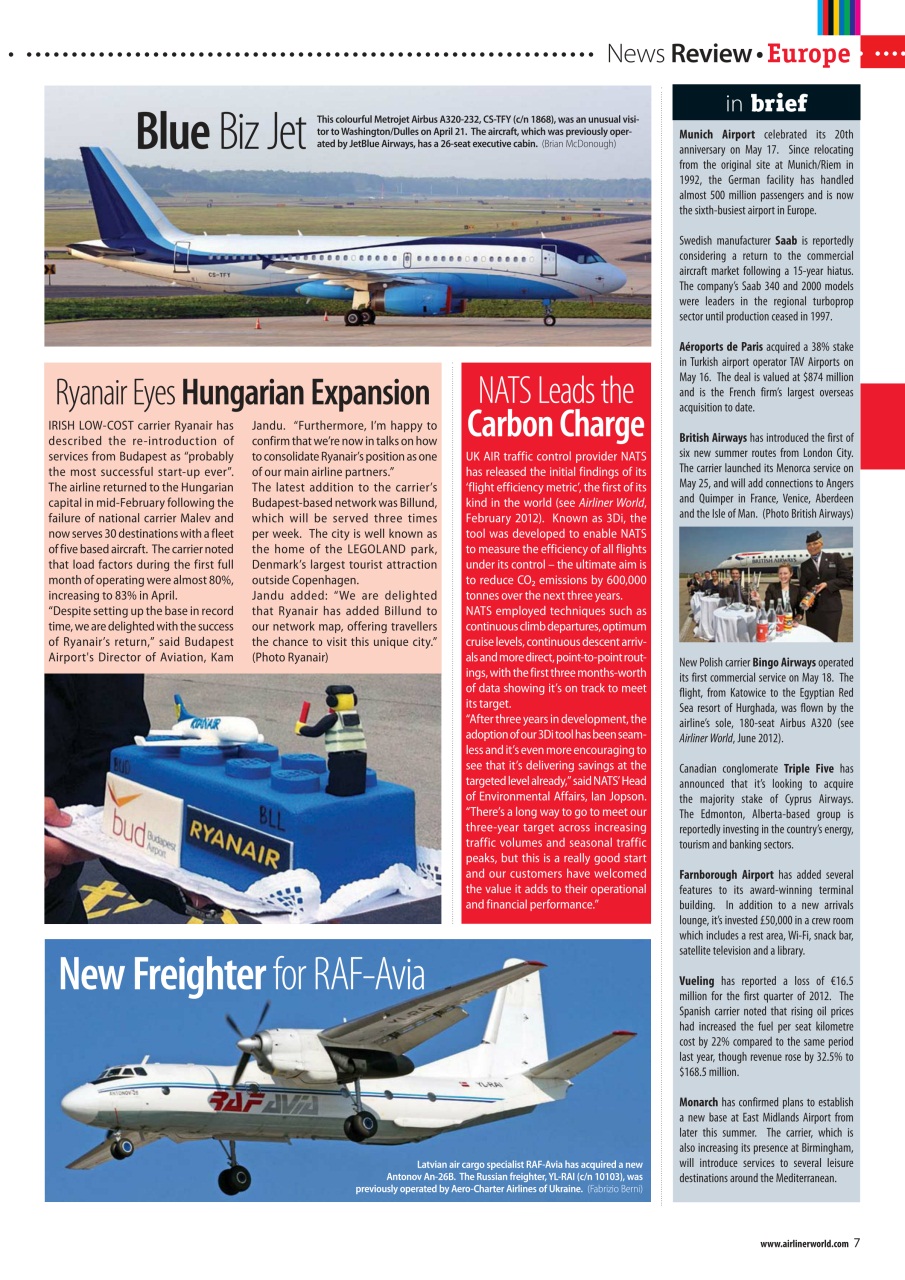 Airliner World Preview Pages