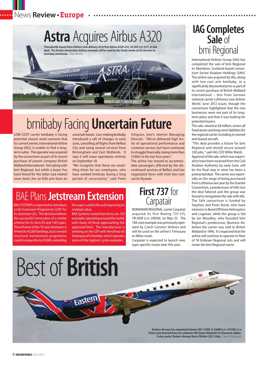 Airliner World Preview Pages