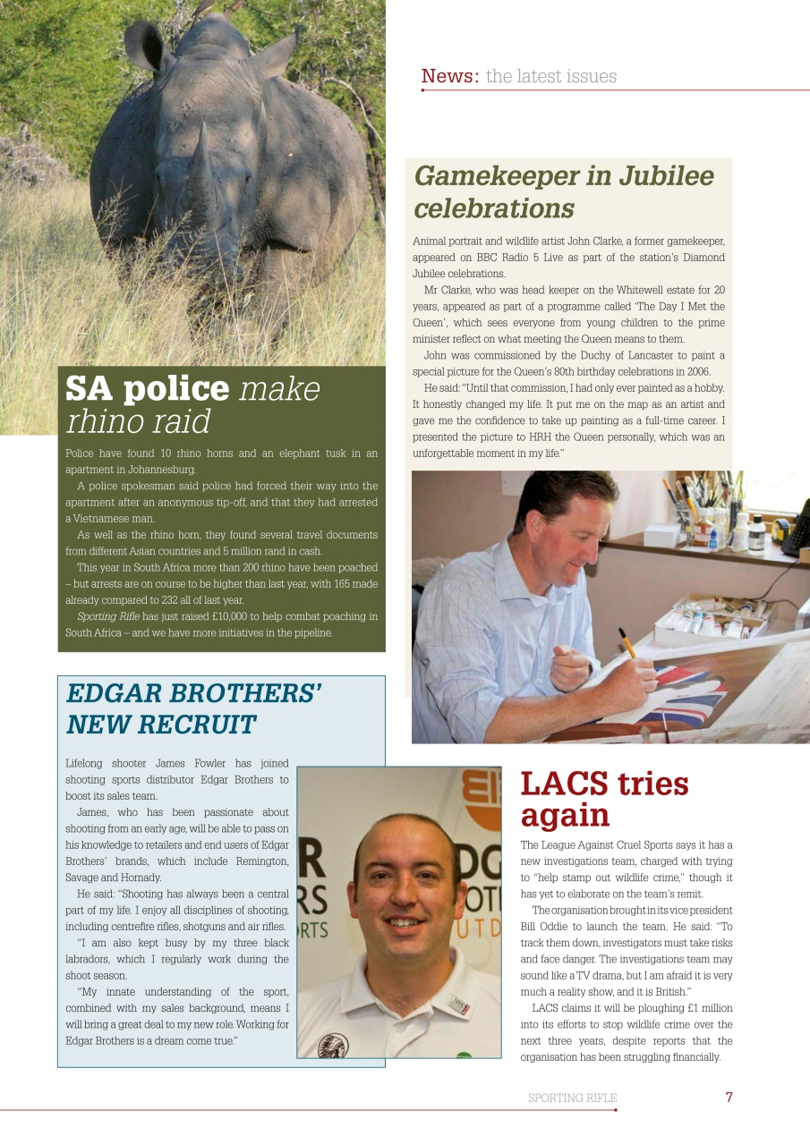 Sporting Rifle Preview Pages