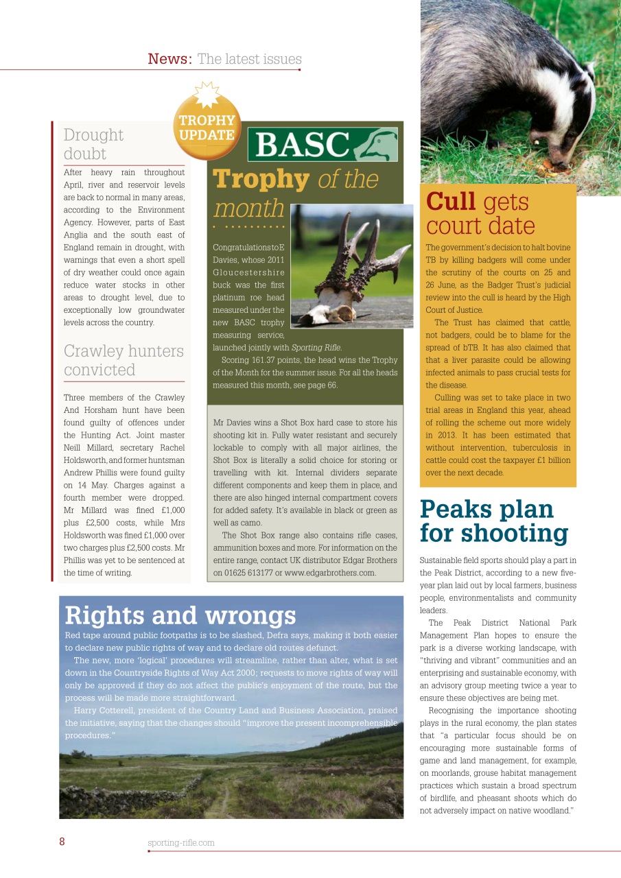 Sporting Rifle Preview Pages