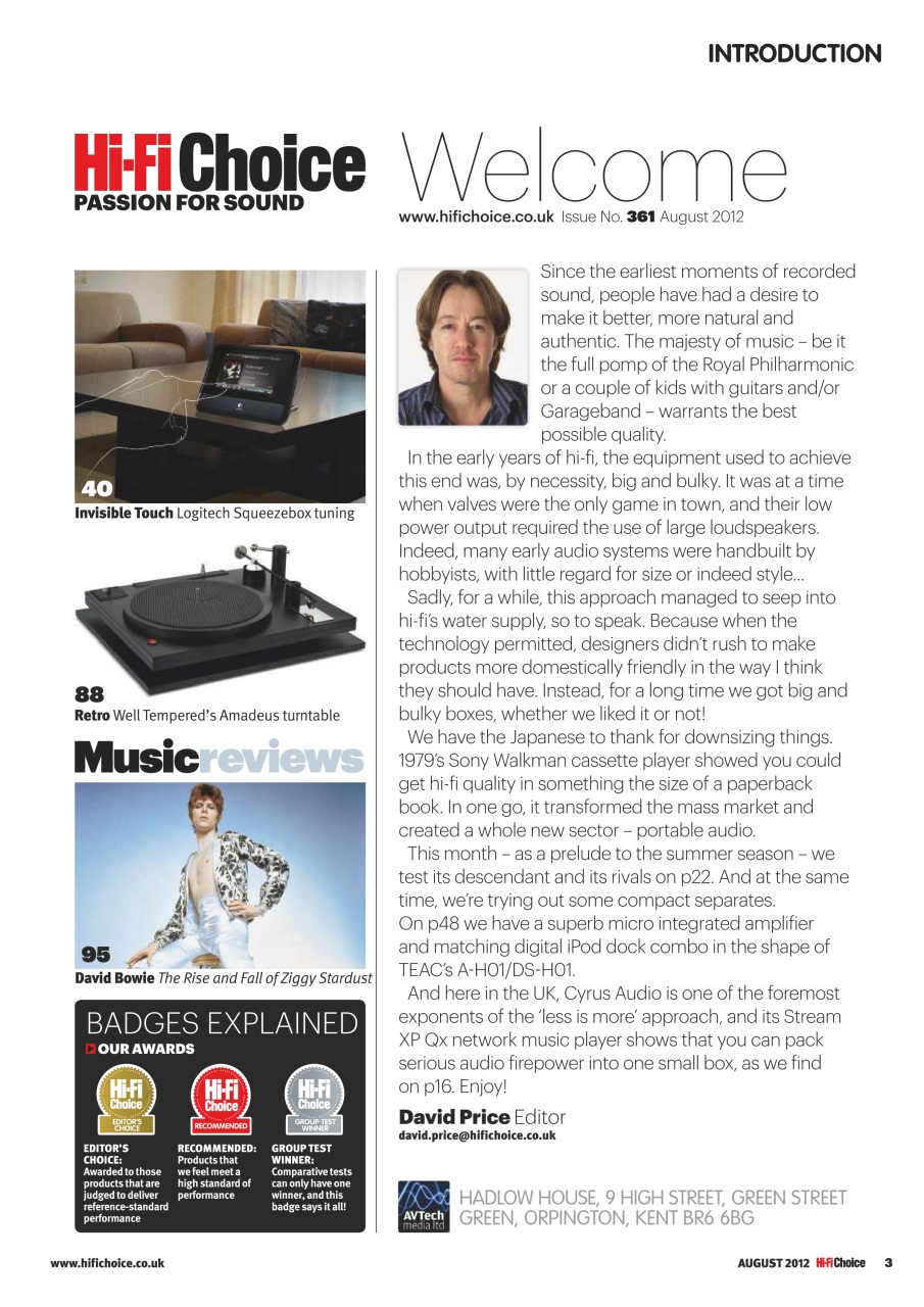 Hi-Fi Choice Preview Pages