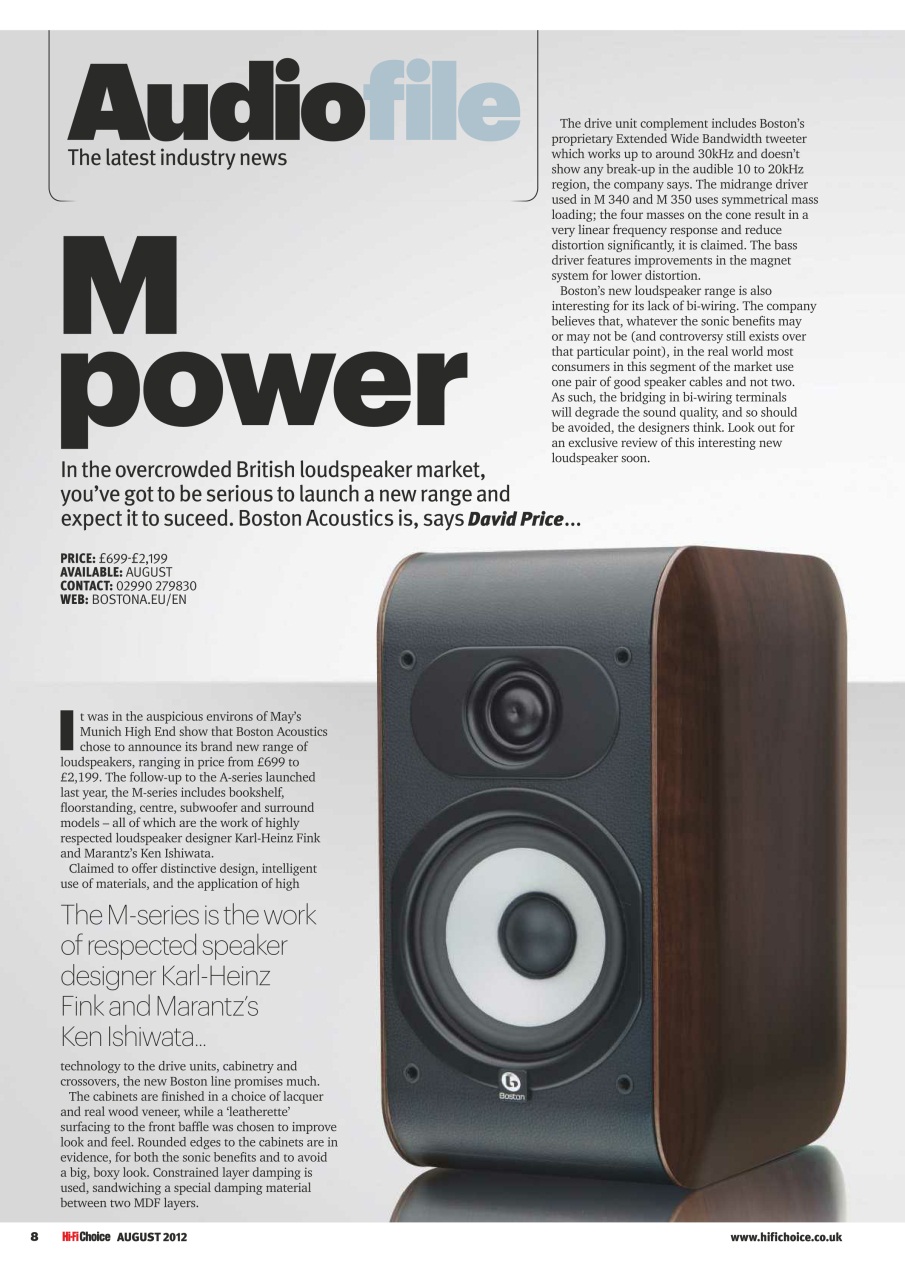 Hi-Fi Choice Preview Pages