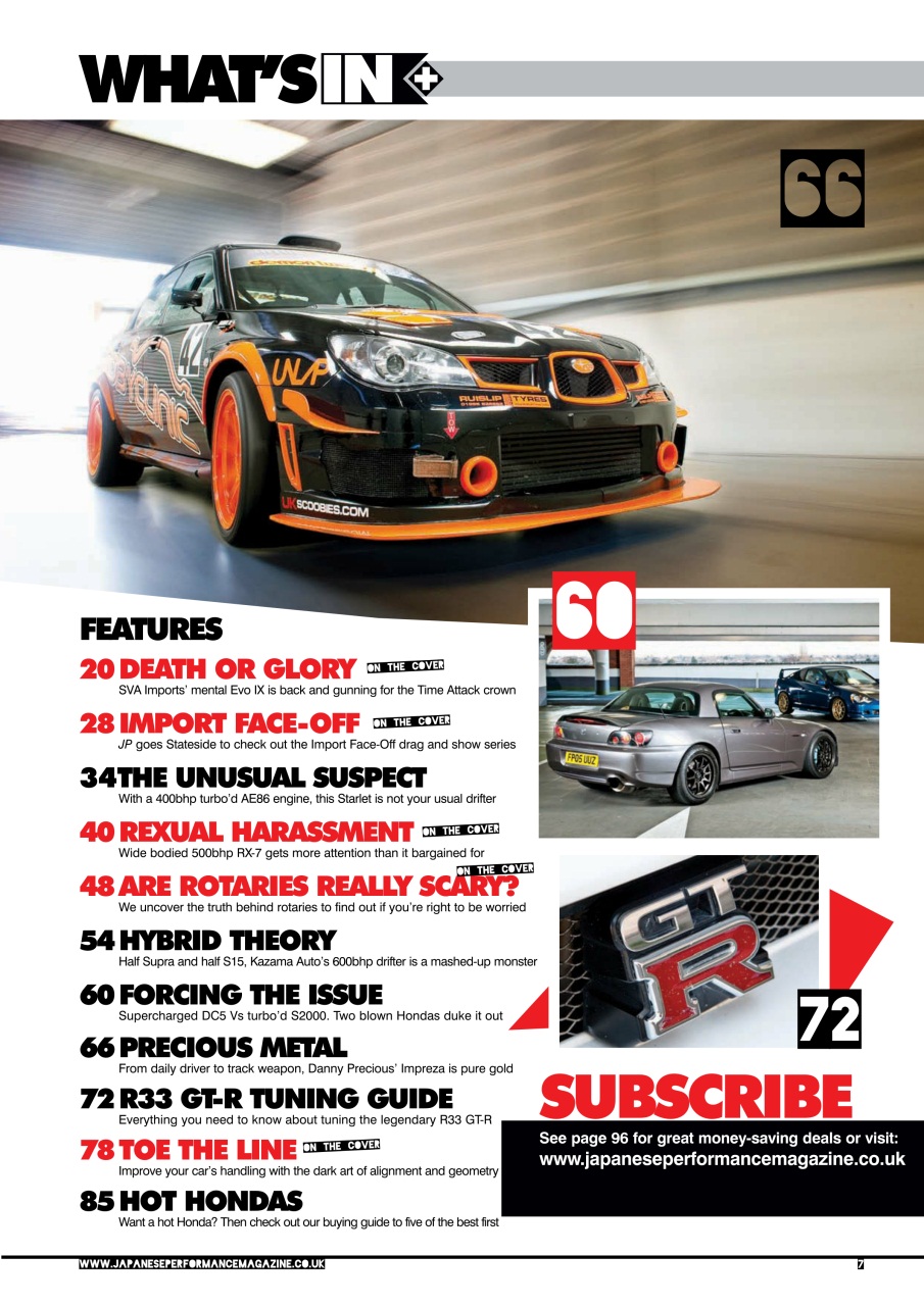 Japanese Performance Preview Pages