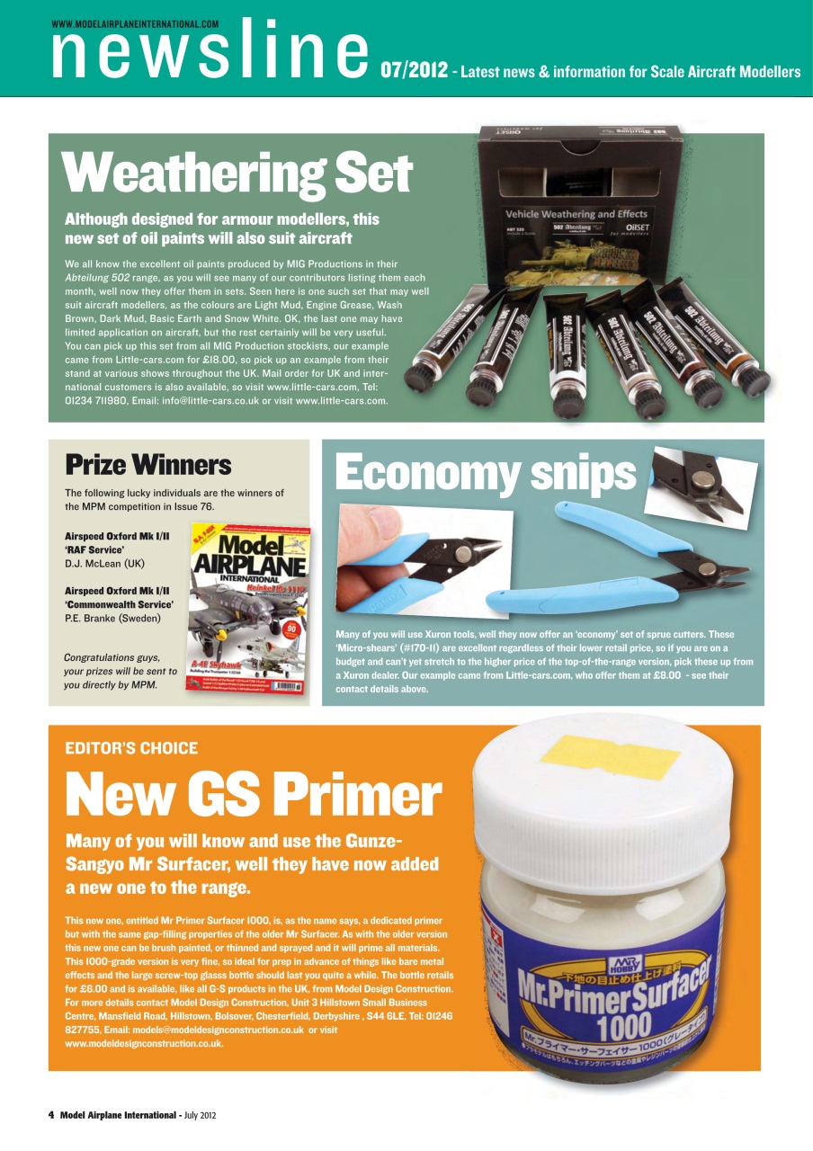 Model Airplane International Preview Pages
