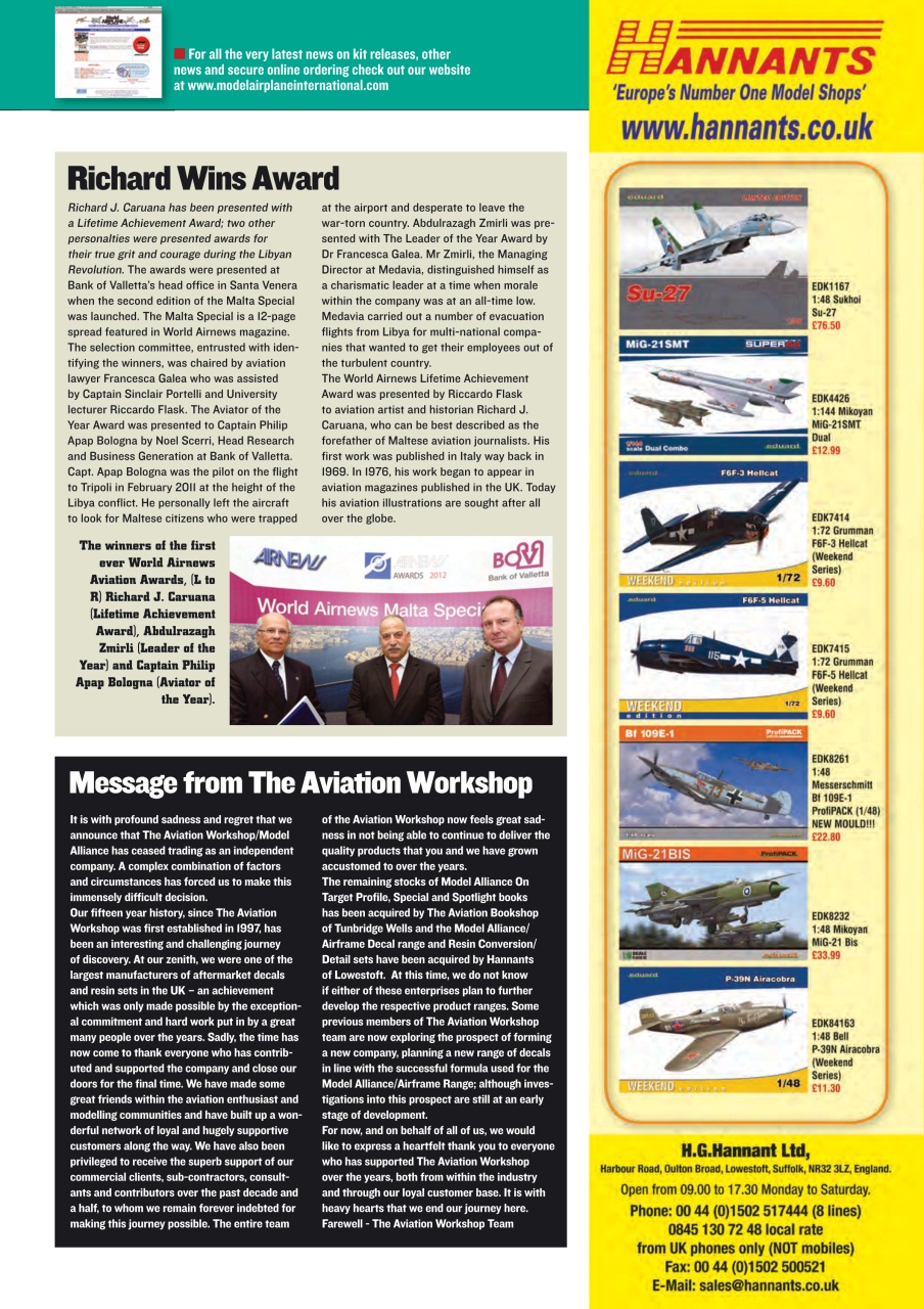 Model Airplane International Preview Pages
