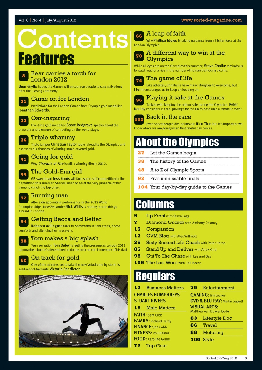 Sorted Magazine – The men's mag with morals Preview Pages