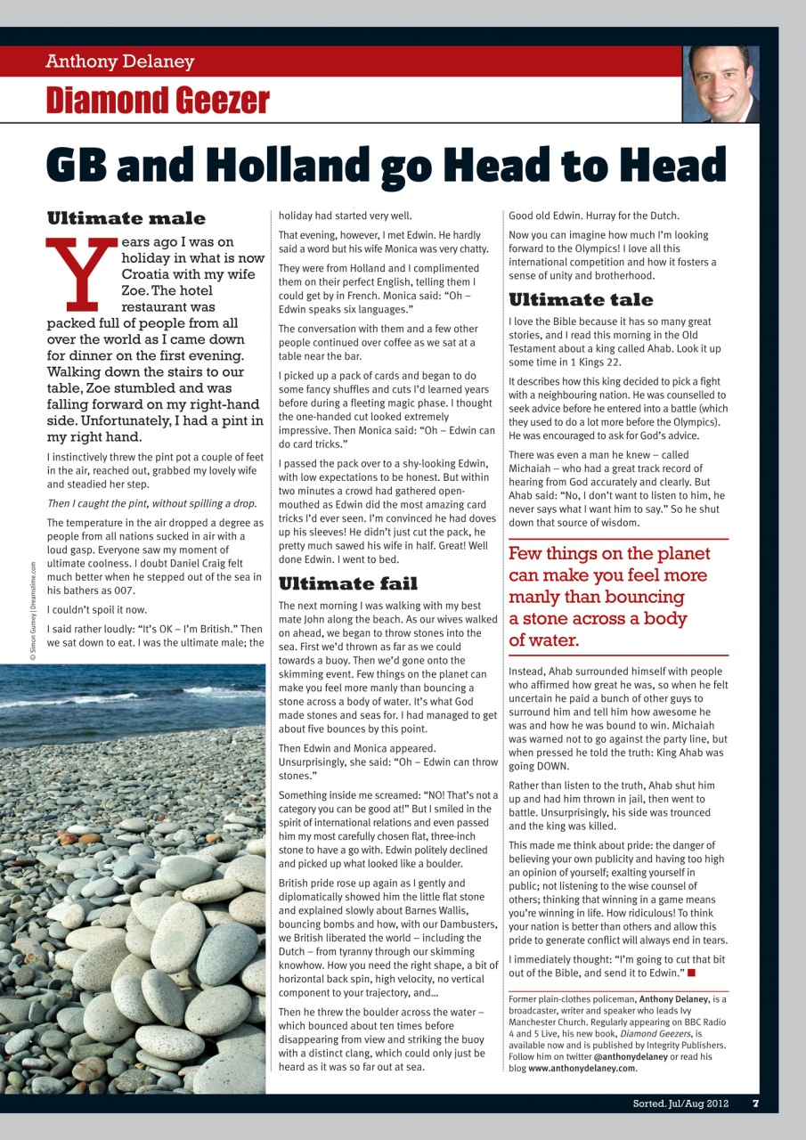 Sorted Magazine – The men's mag with morals Preview Pages