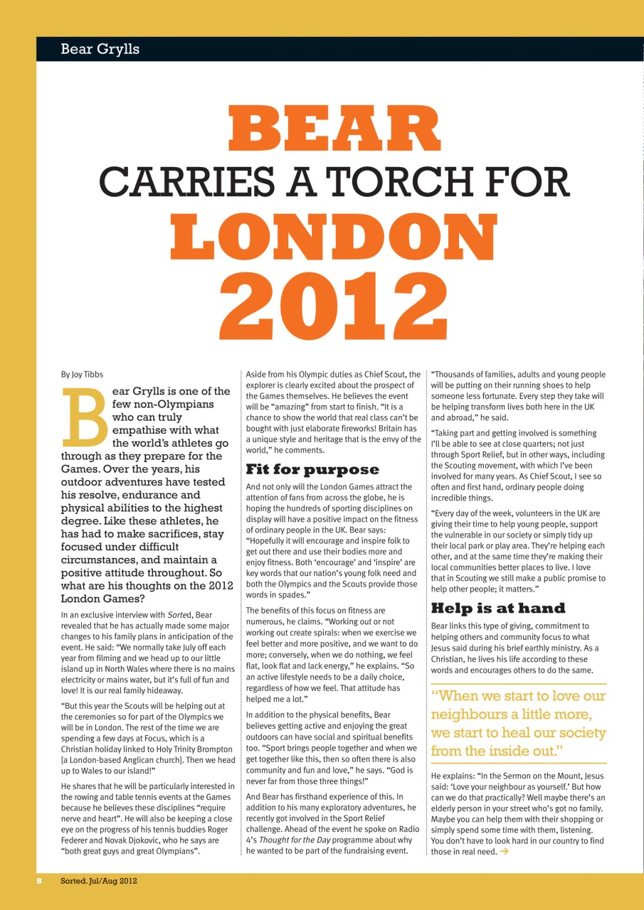 Sorted Magazine – The men's mag with morals Preview Pages