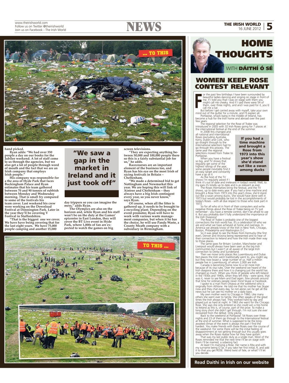 Irish World Preview Pages