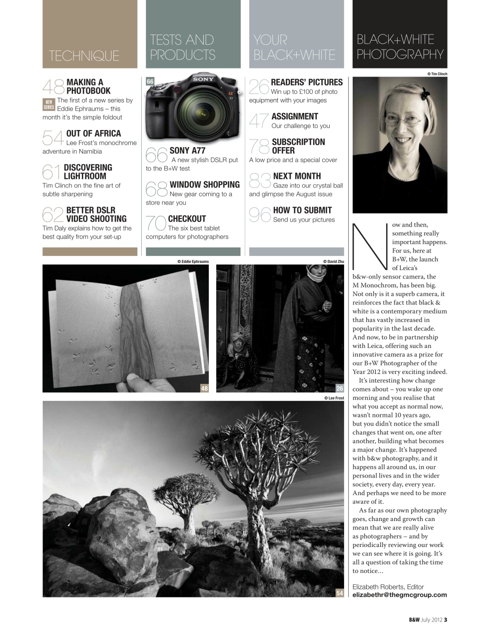 Black+White Photography Preview Pages