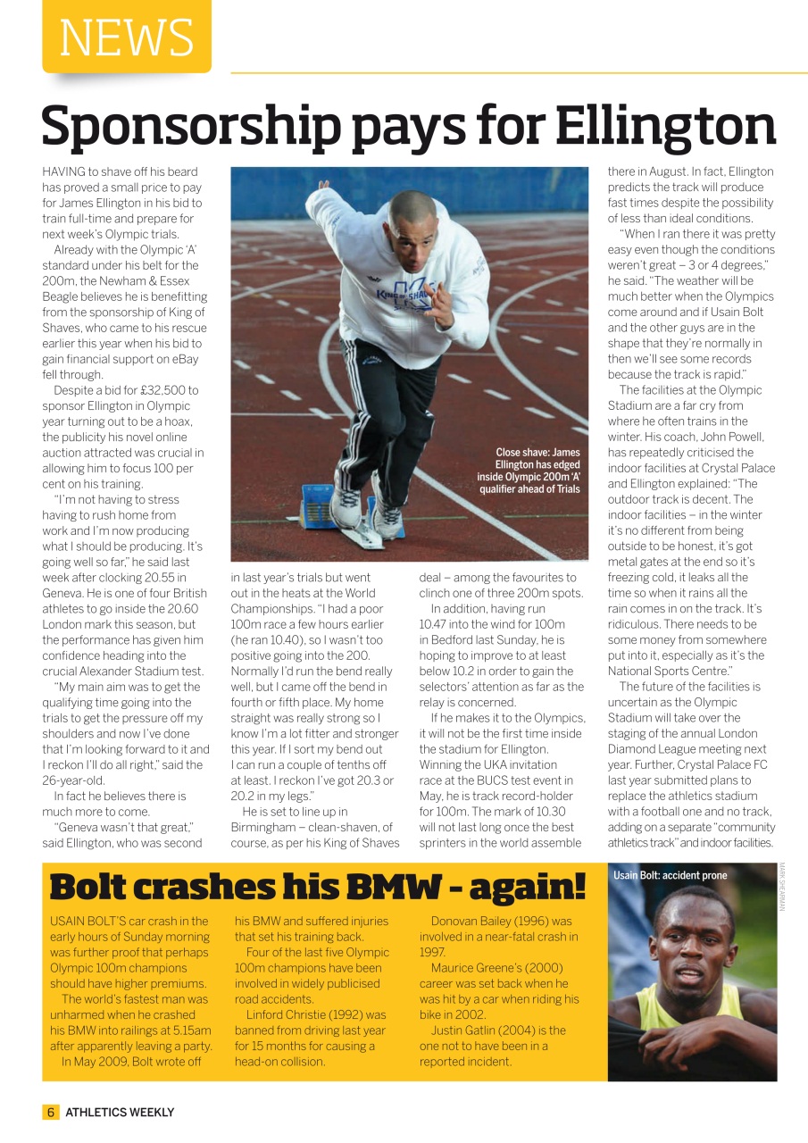 AW – Athletics Weekly Magazine Preview Pages