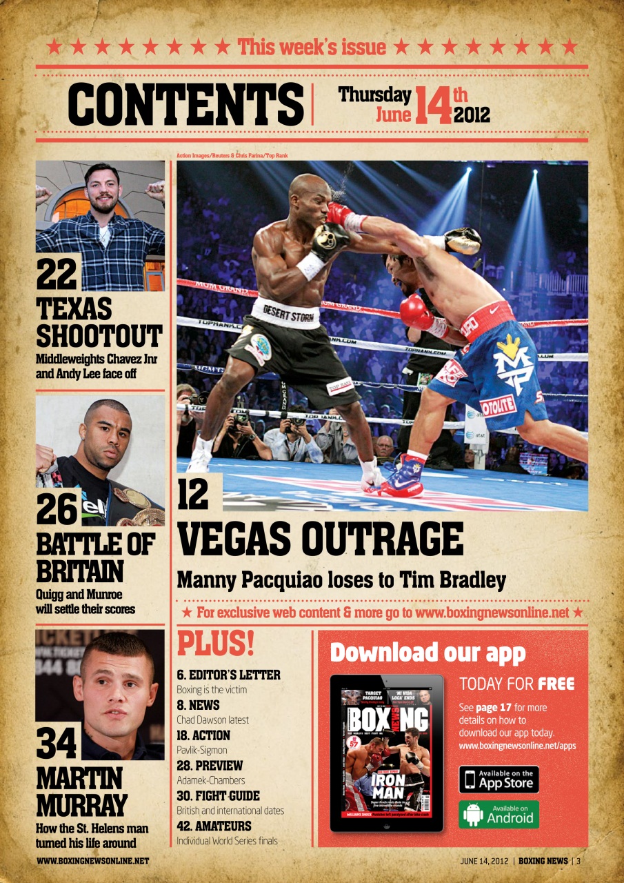 Boxing News Preview Pages