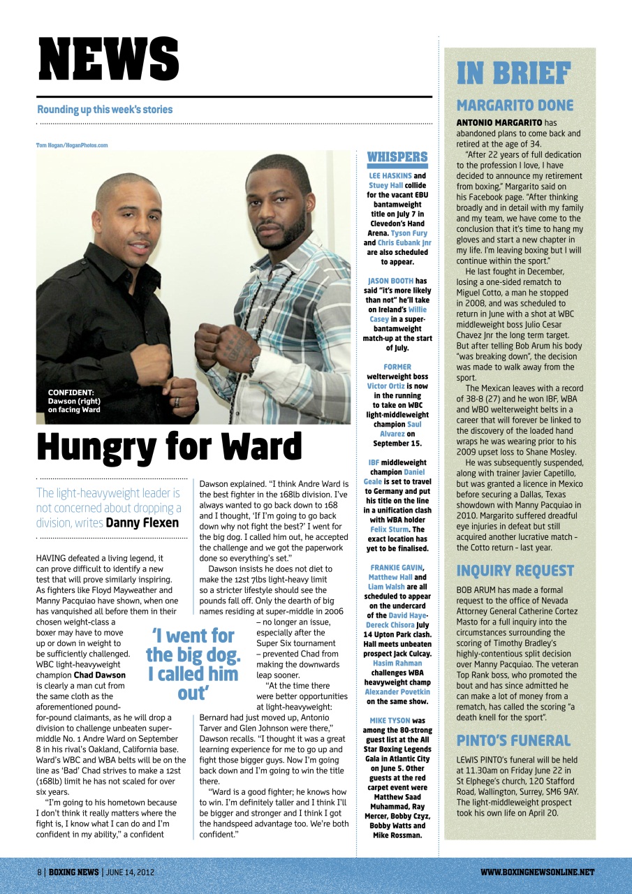 Boxing News Preview Pages