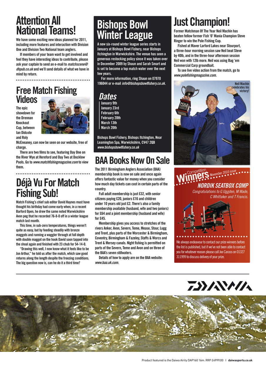 Match Fishing Preview Pages