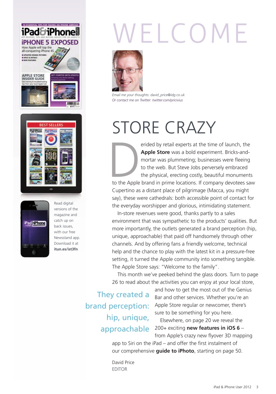 iPad and iPhone User Preview Pages