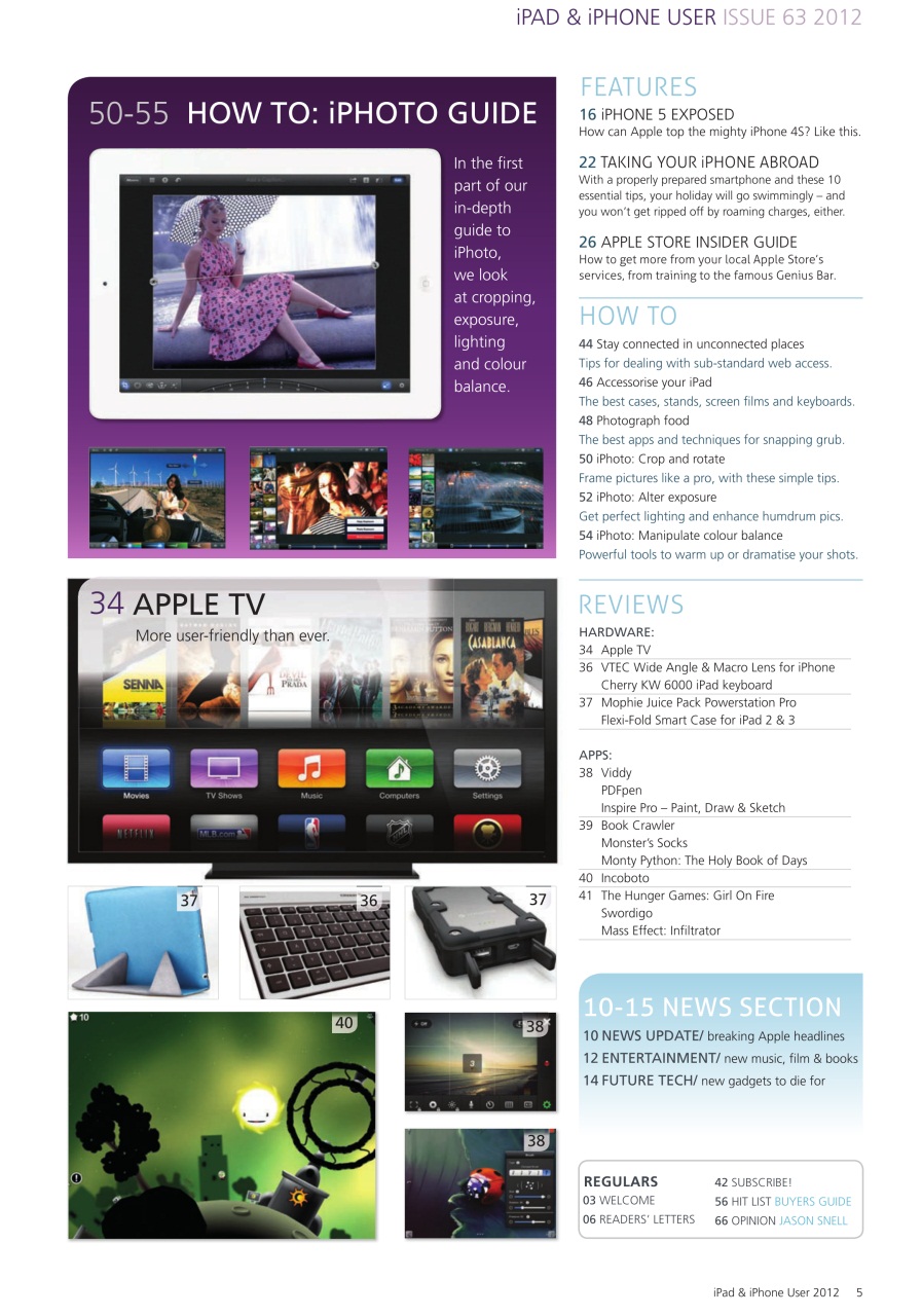 iPad and iPhone User Preview Pages