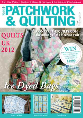 Patchwork and Quilting issue July 2012
