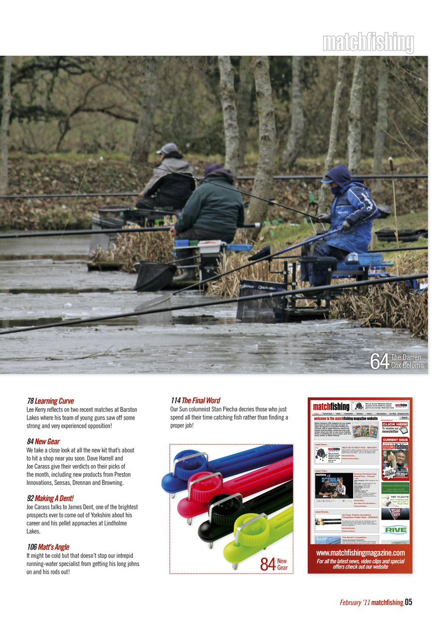 Match Fishing Preview Pages