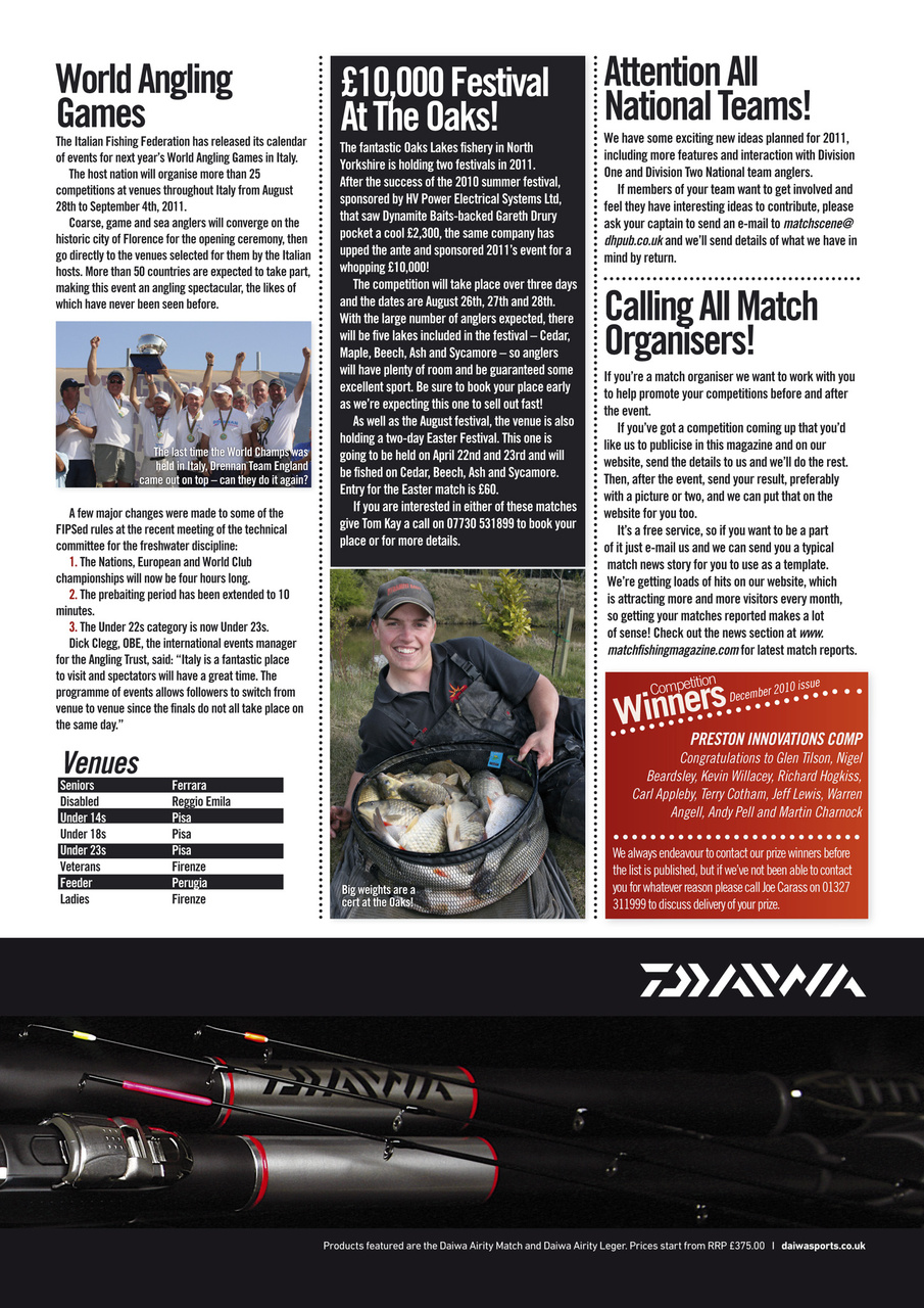 Match Fishing Preview Pages