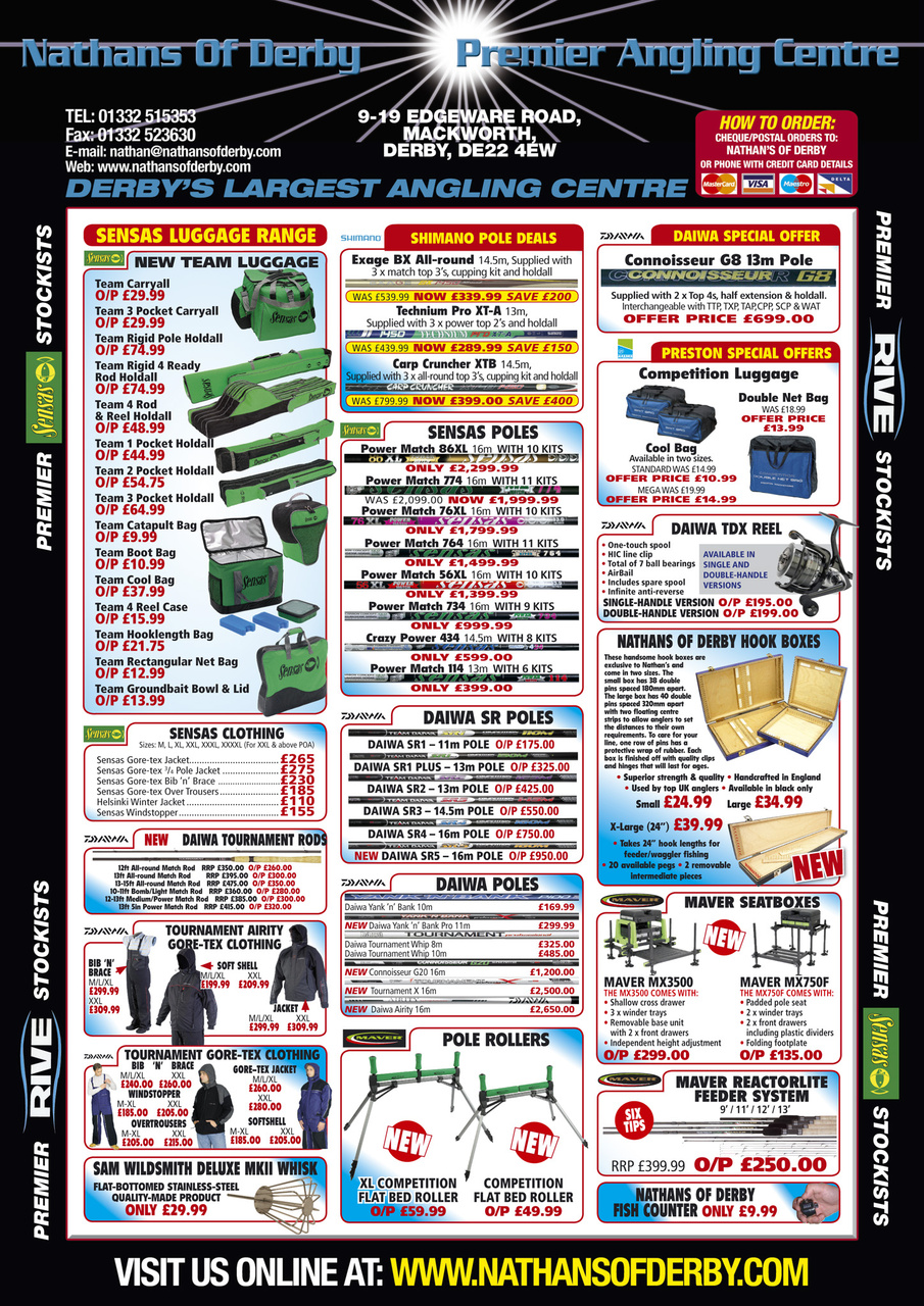 Match Fishing Preview Pages