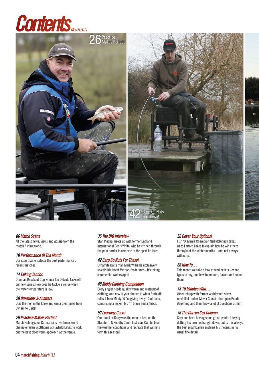 Match Fishing Preview Pages