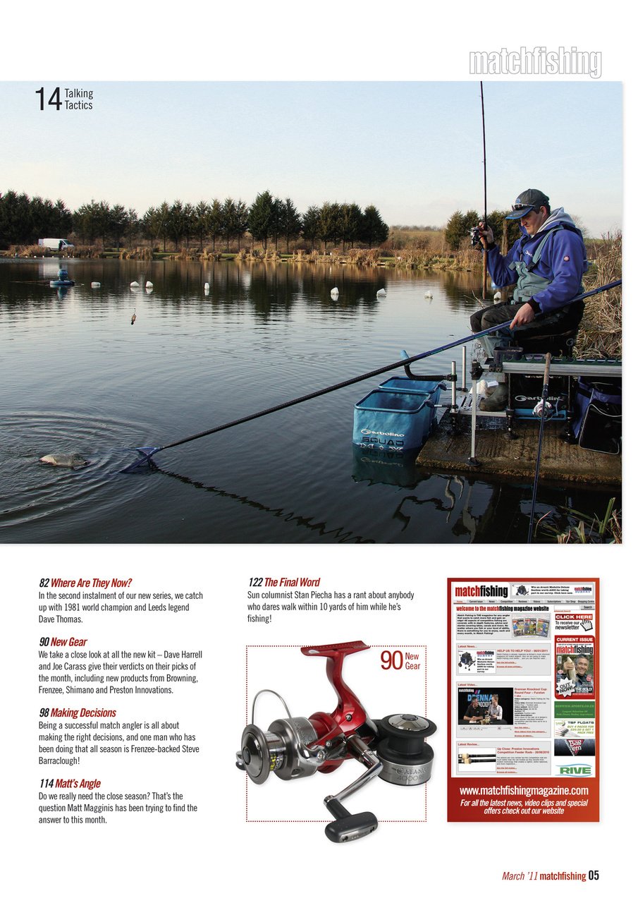 Match Fishing Preview Pages