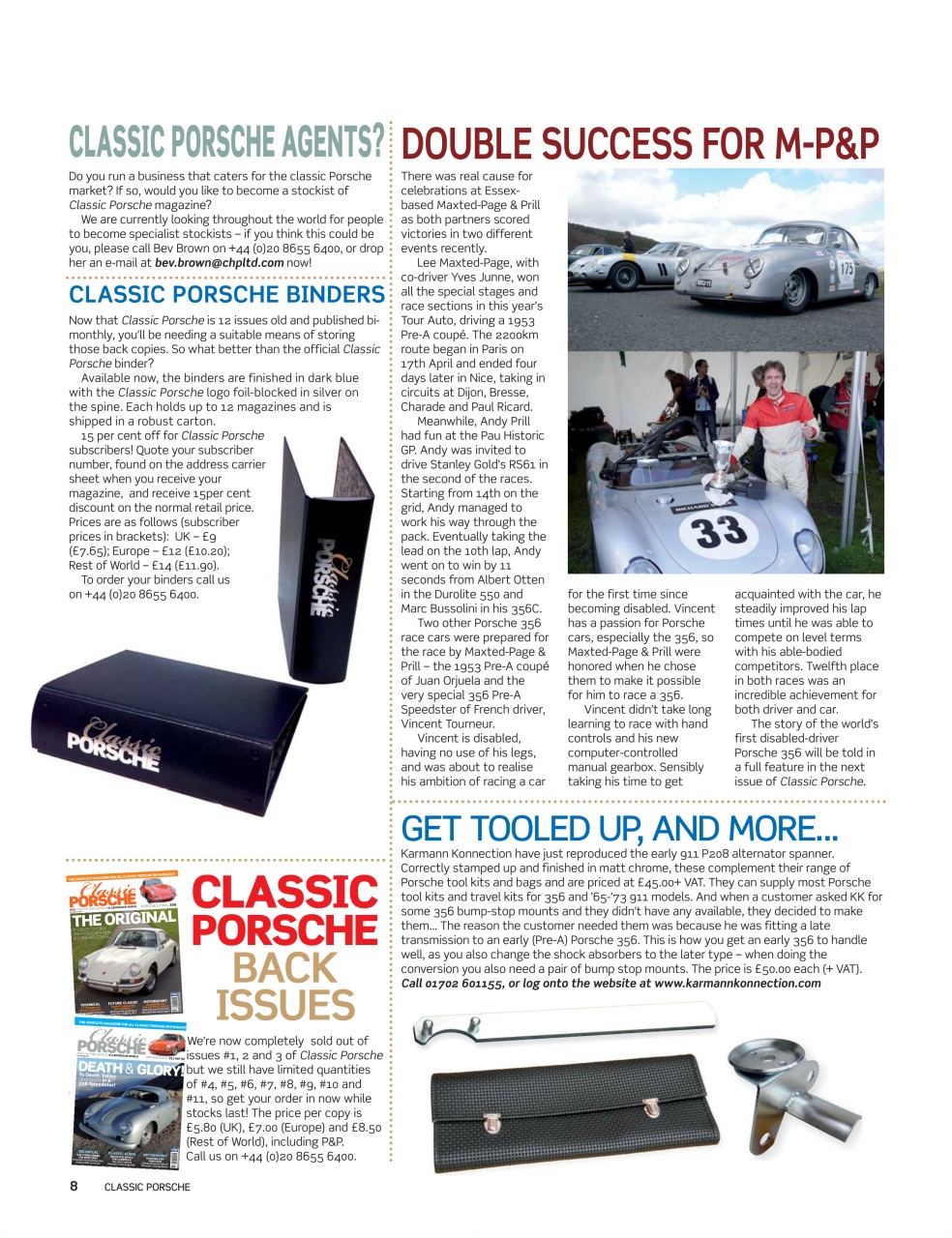 Classic Porsche Preview Pages