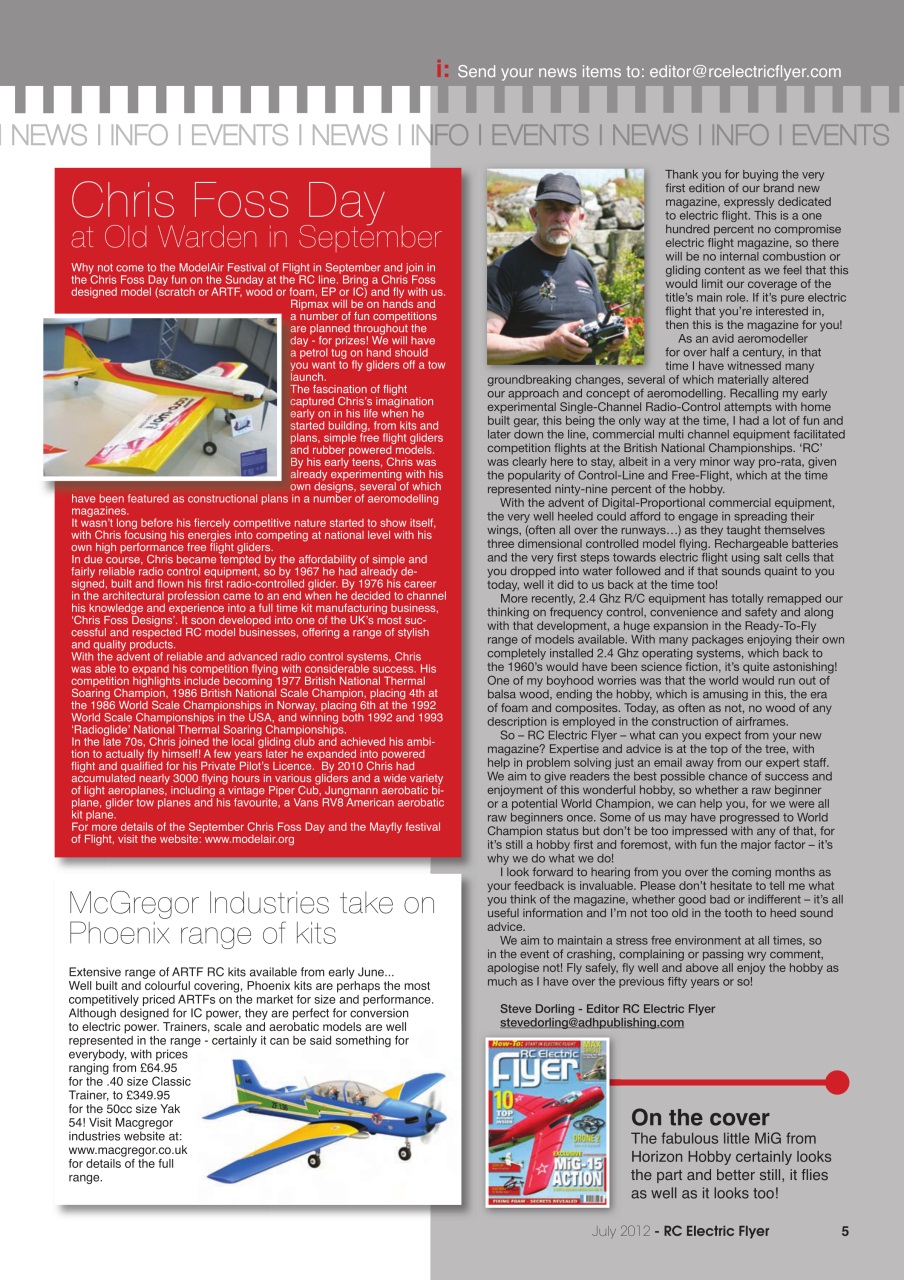 RC Electric Flyer Preview Pages