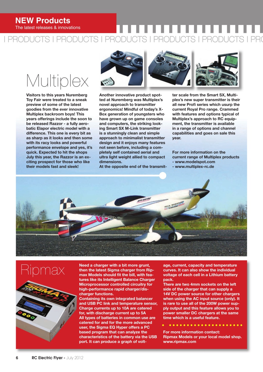 RC Electric Flyer Preview Pages