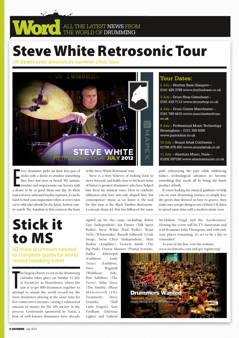iDrum magazine: Never miss a beat Preview Pages