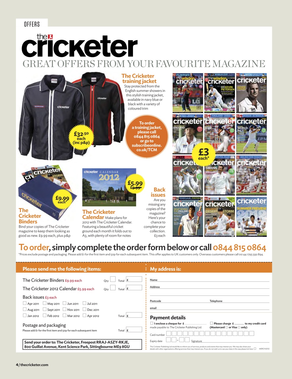 The Cricketer Magazine Preview Pages