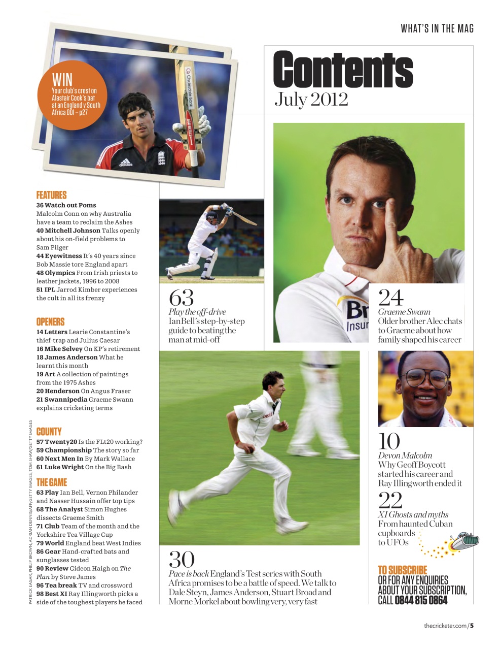 The Cricketer Magazine Preview Pages
