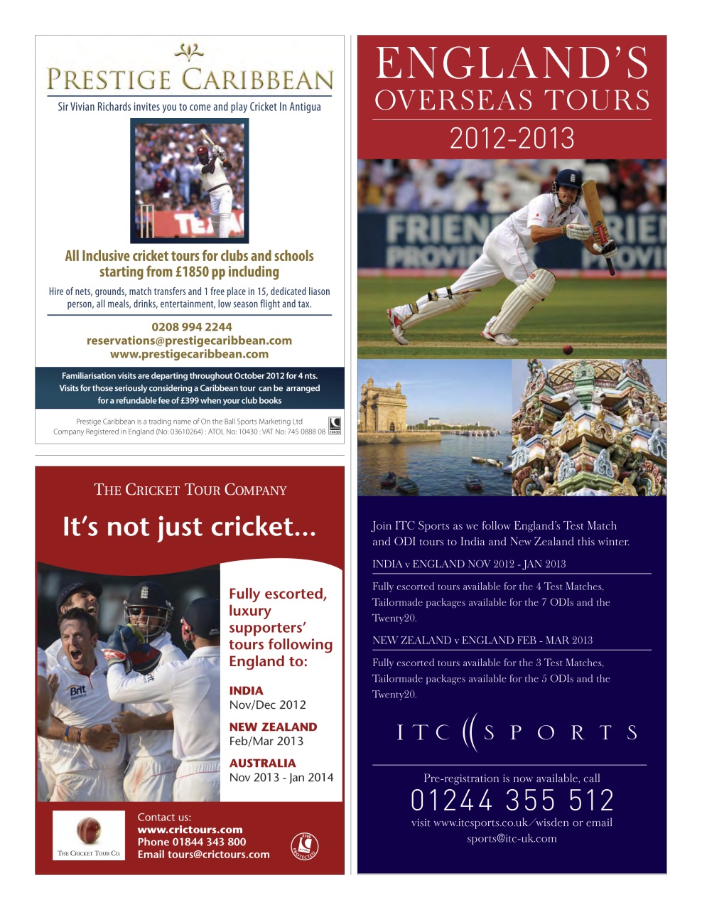 The Cricketer Magazine Preview Pages