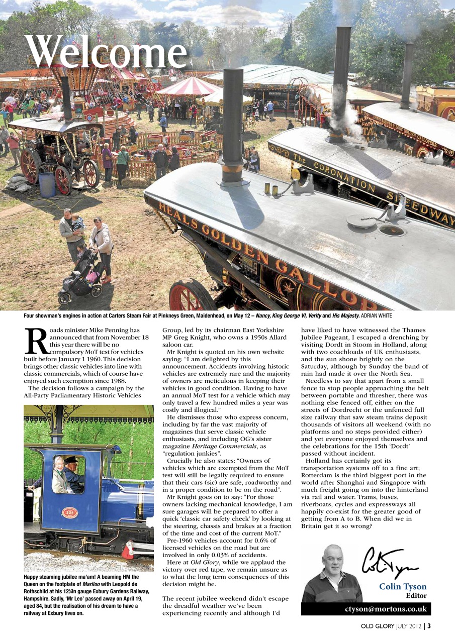 Old Glory Magazine Preview Pages