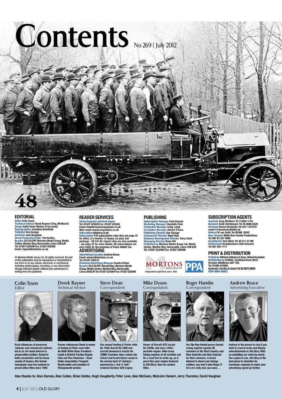 Old Glory Magazine Preview Pages