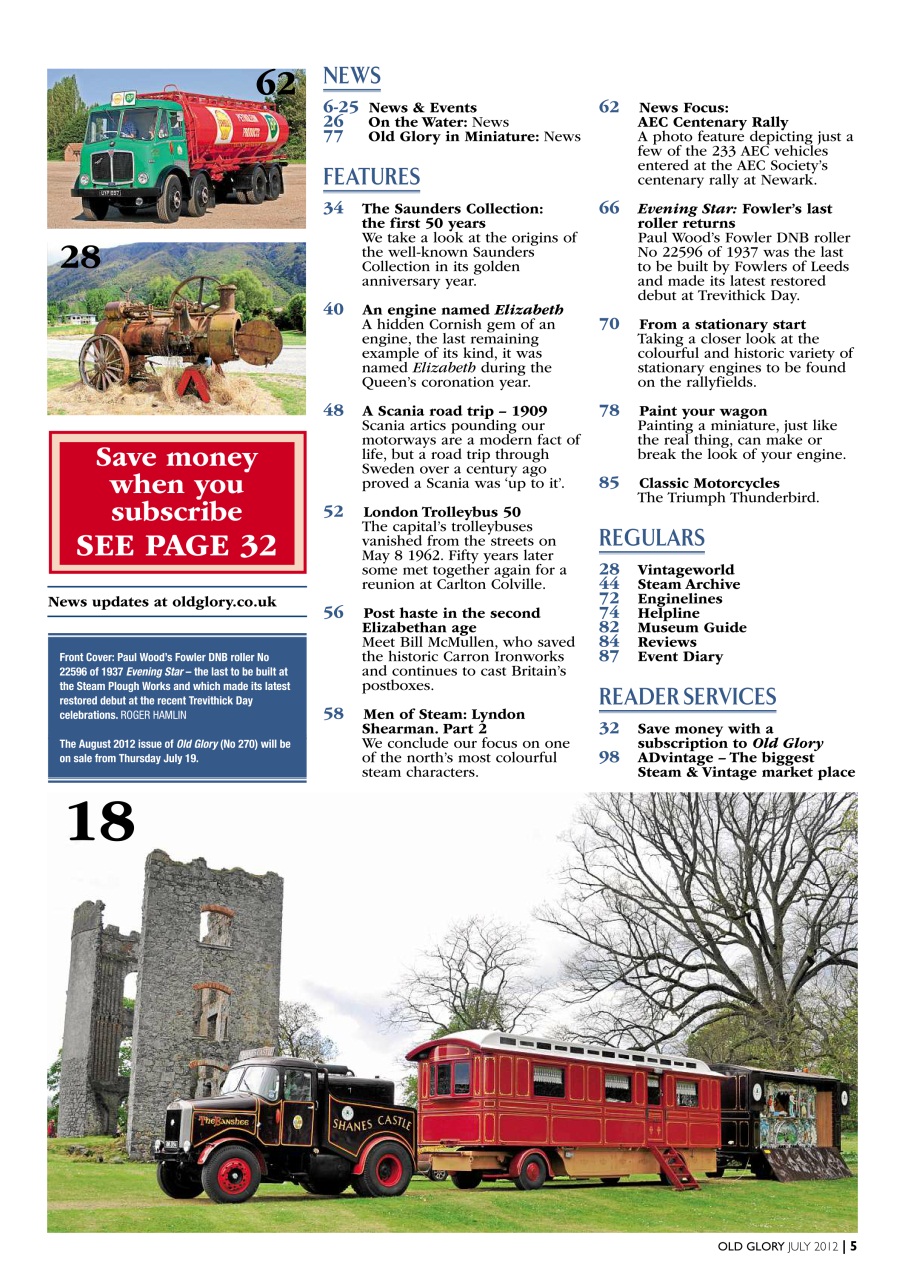 Old Glory Magazine Preview Pages