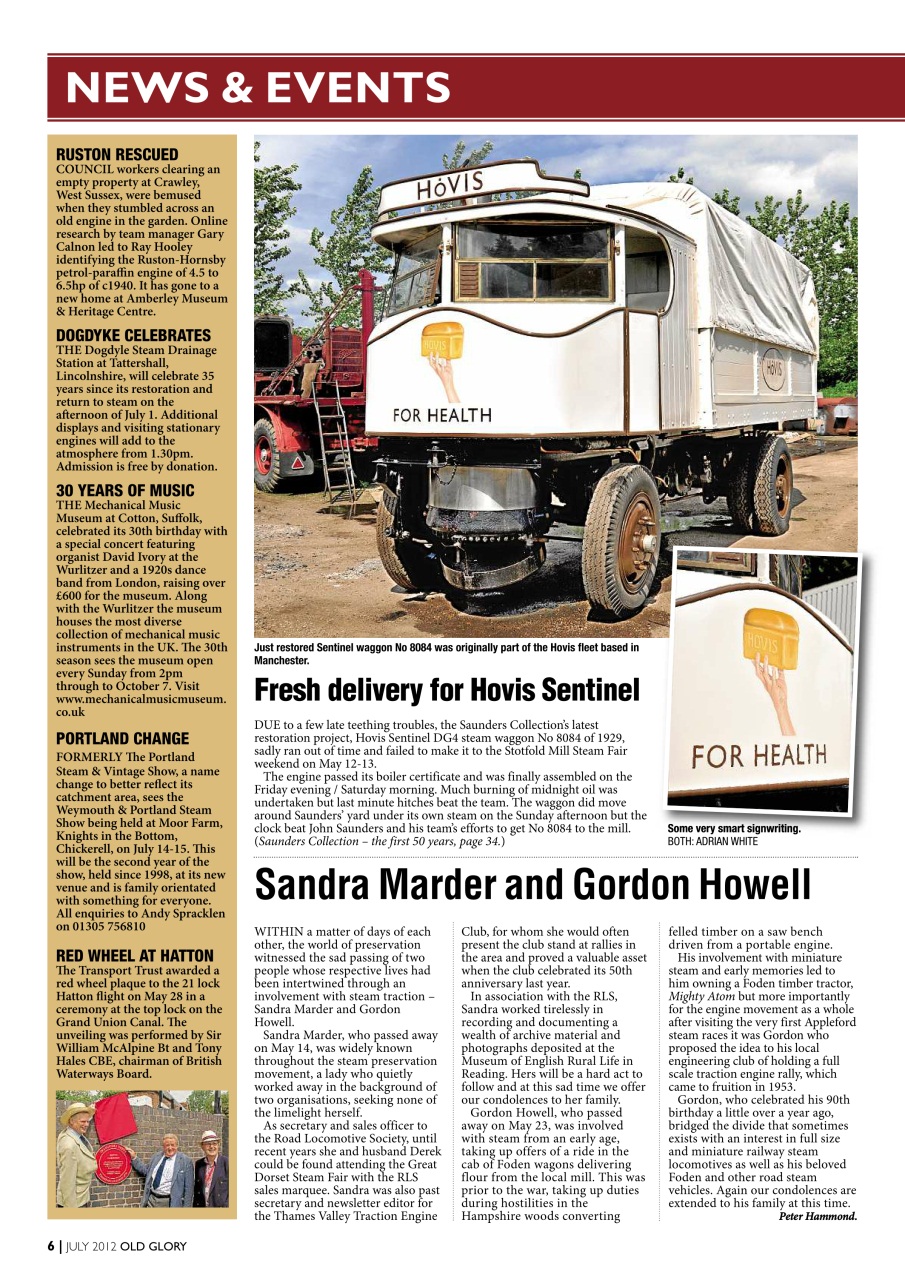 Old Glory Magazine Preview Pages