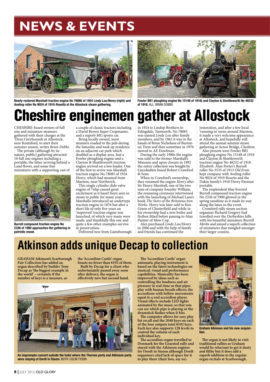 Old Glory Magazine Preview Pages