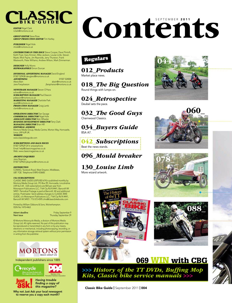 Classic Bike Guide Preview Pages