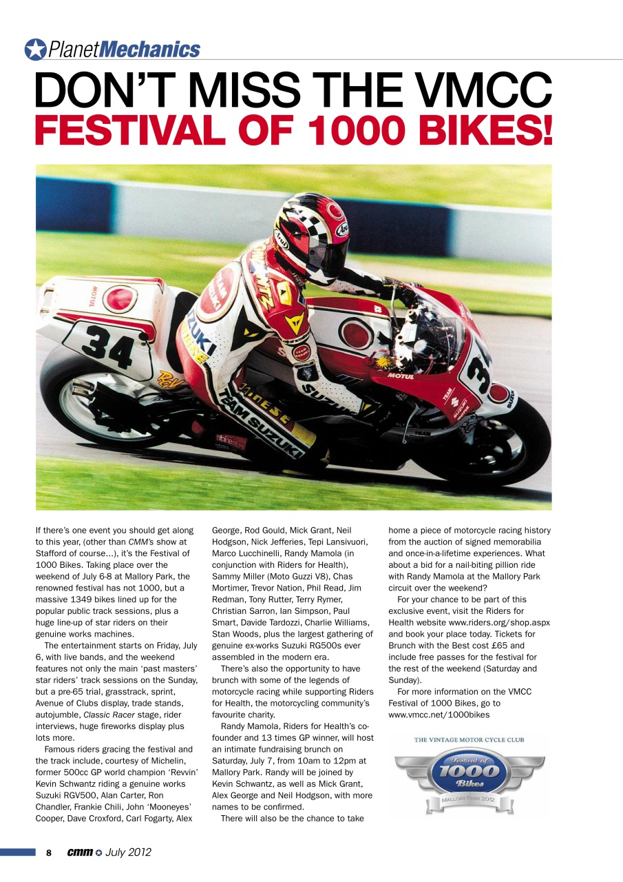 Classic Motorcycle Mechanics Preview Pages