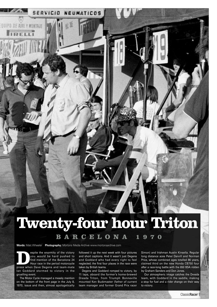 Classic Racer Preview Pages