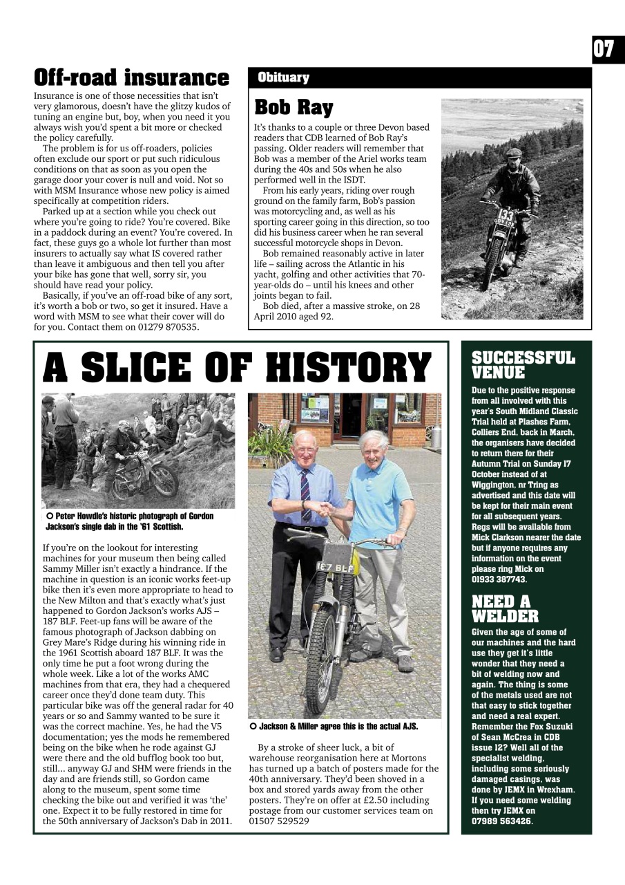 Classic Dirt Bike Preview Pages