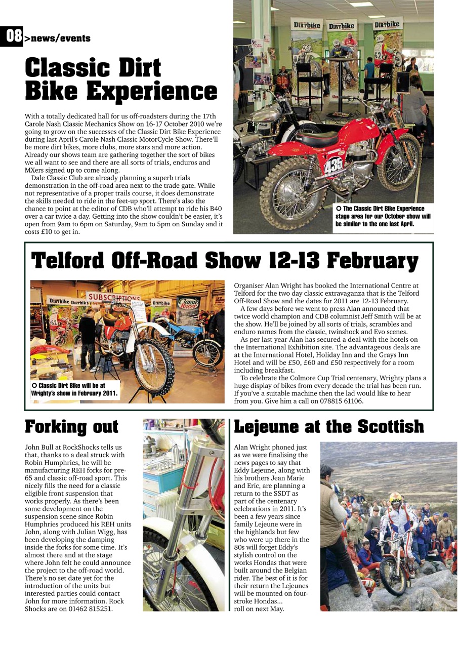 Classic Dirt Bike Preview Pages