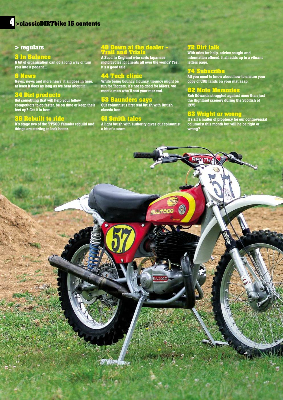Classic Dirt Bike Preview Pages